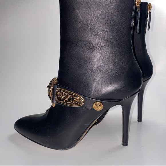 Versace Black Ankle boots Size 36 - Picture 2 of 4